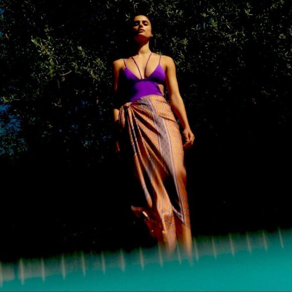 Reposh Zara Purple One-Piece Swimsuit - Picture 3 of 3